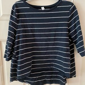 Black and White Striped Shirt